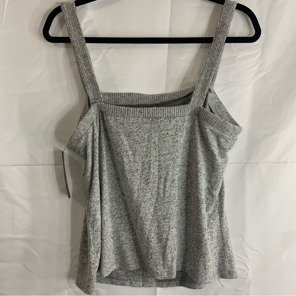 NWT BCX Heather Gray Knit Sleeveless Sweater Tank Top, Size XL - Picture 9 of 9